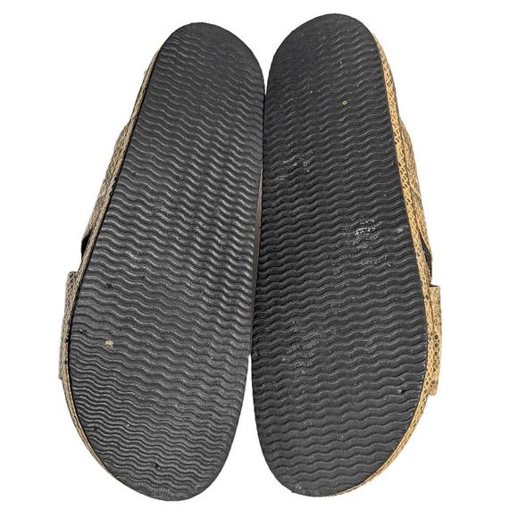 Free People Sidelines Footbed Sandals in Snake Print | 9 - Picture 7 of 8